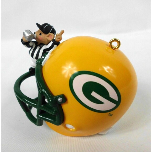 Vintage 1998 Hallmark Keepsake Green Bay Packers NFL Collection Helmet Ornament - Picture 4 of 4